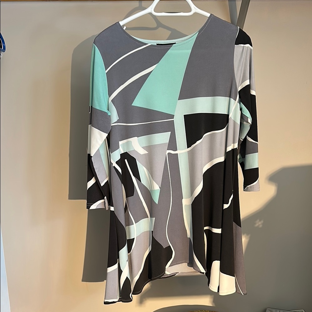 Abstract Patterned Women's Top